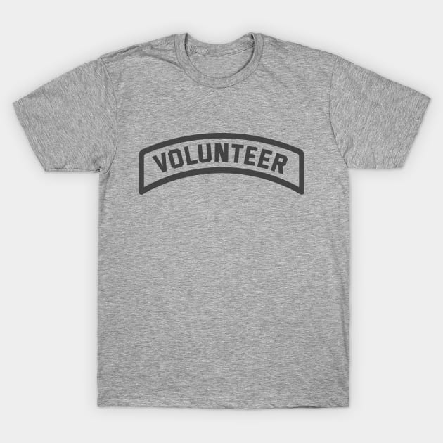 Volunteer Tab T-Shirt by BadgeWork